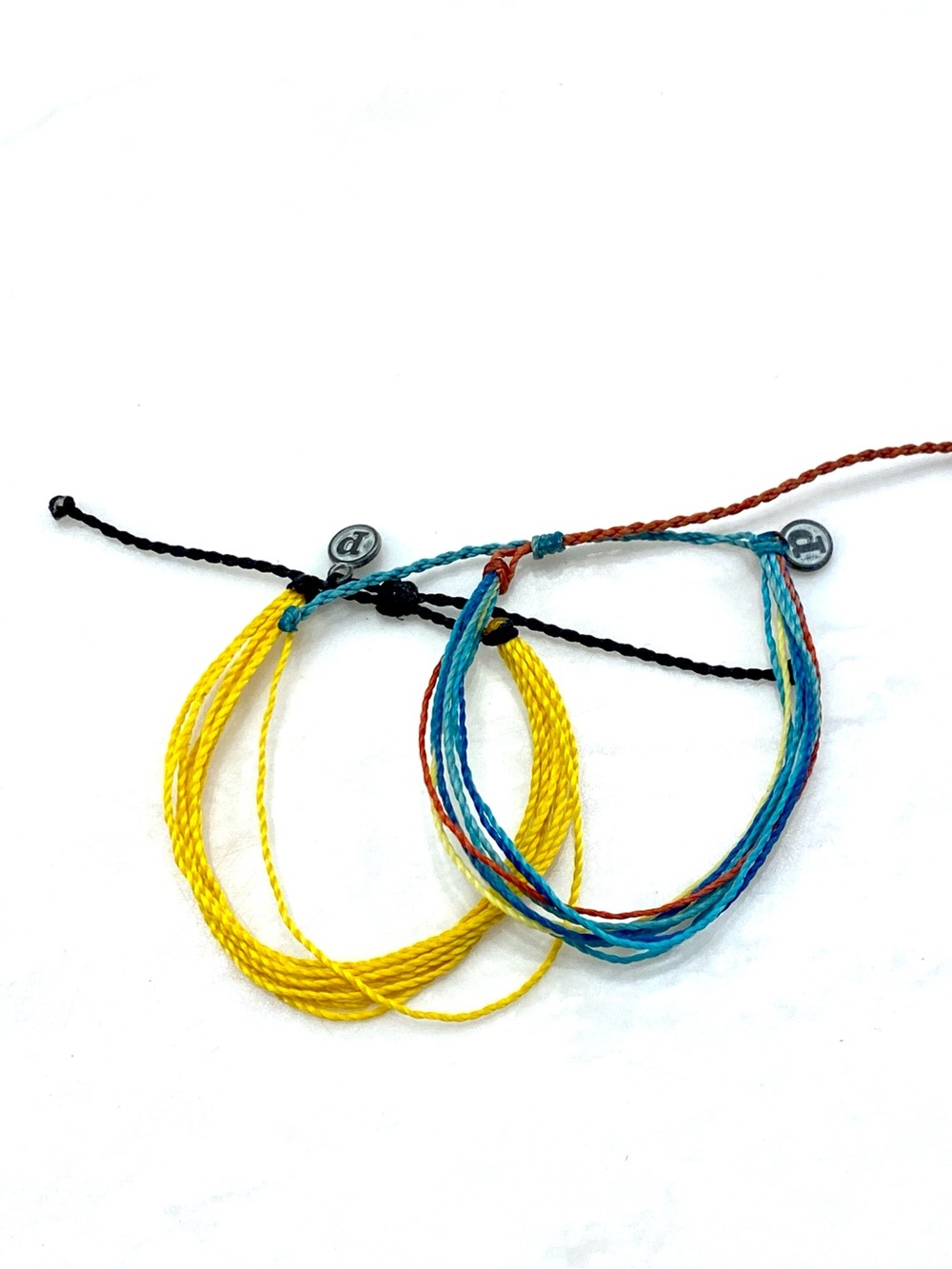 Pura Vida Multi Color & Solid Yellow String Bracelet Set (2-Piece)